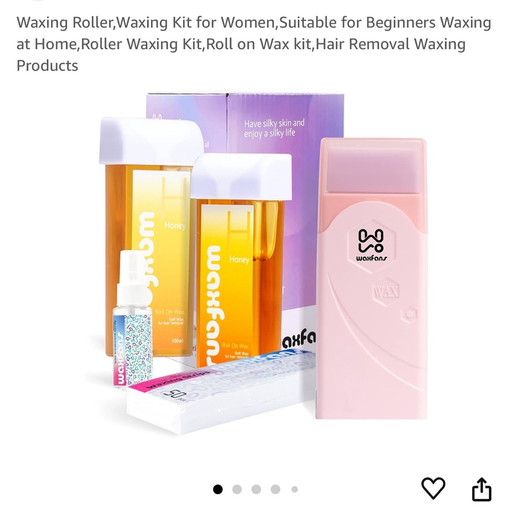 Waxing Roller, waxing kit for women, suitable for beginners waxing at home.
